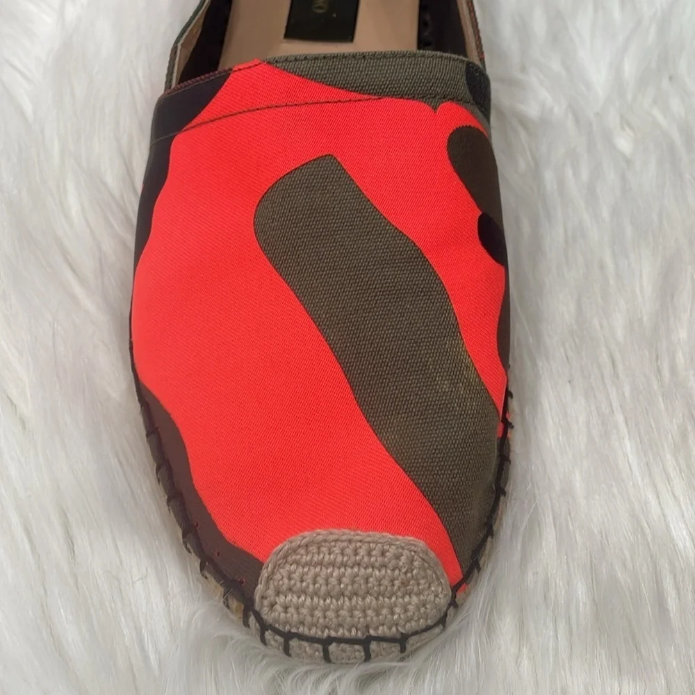 VALENTINO Neon Camo Espadrilles